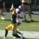 Minnesota Vikings WR Justin Jefferson hauls in a touchdown pass, helping them start the 2024 NFL season 4-0